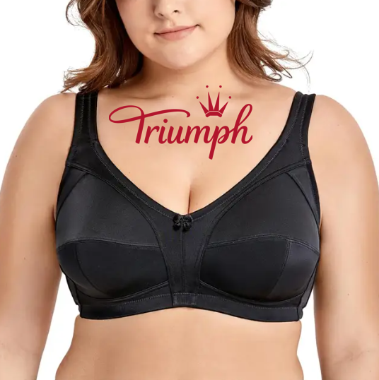 Triumph –(3 τεμ.)Ασύρματο γυναικείο σουτιέν με επένδυση πλήρους κάλυψης[75A-110E]